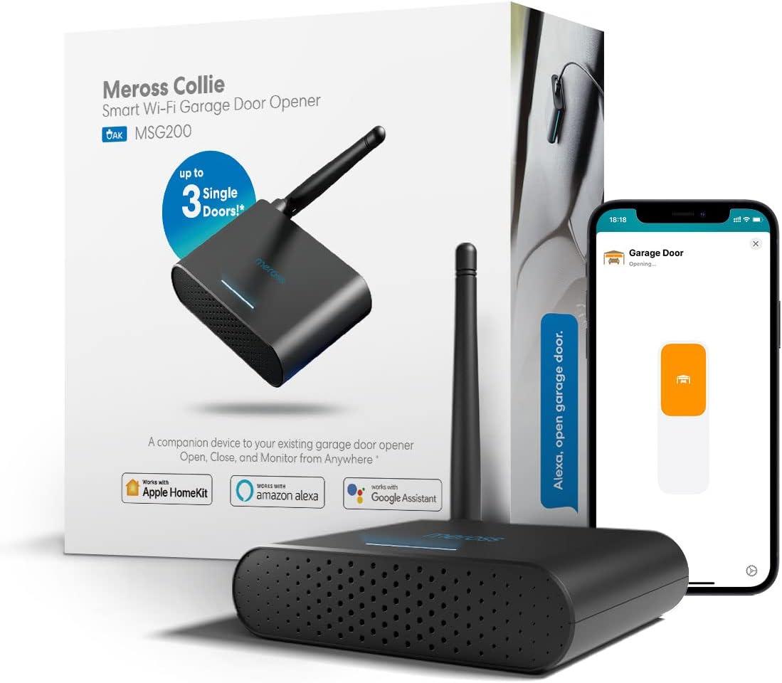 Meross Centralina Apriporta garage Smart Wi-Fi - 3 porte - Apple HomeKit