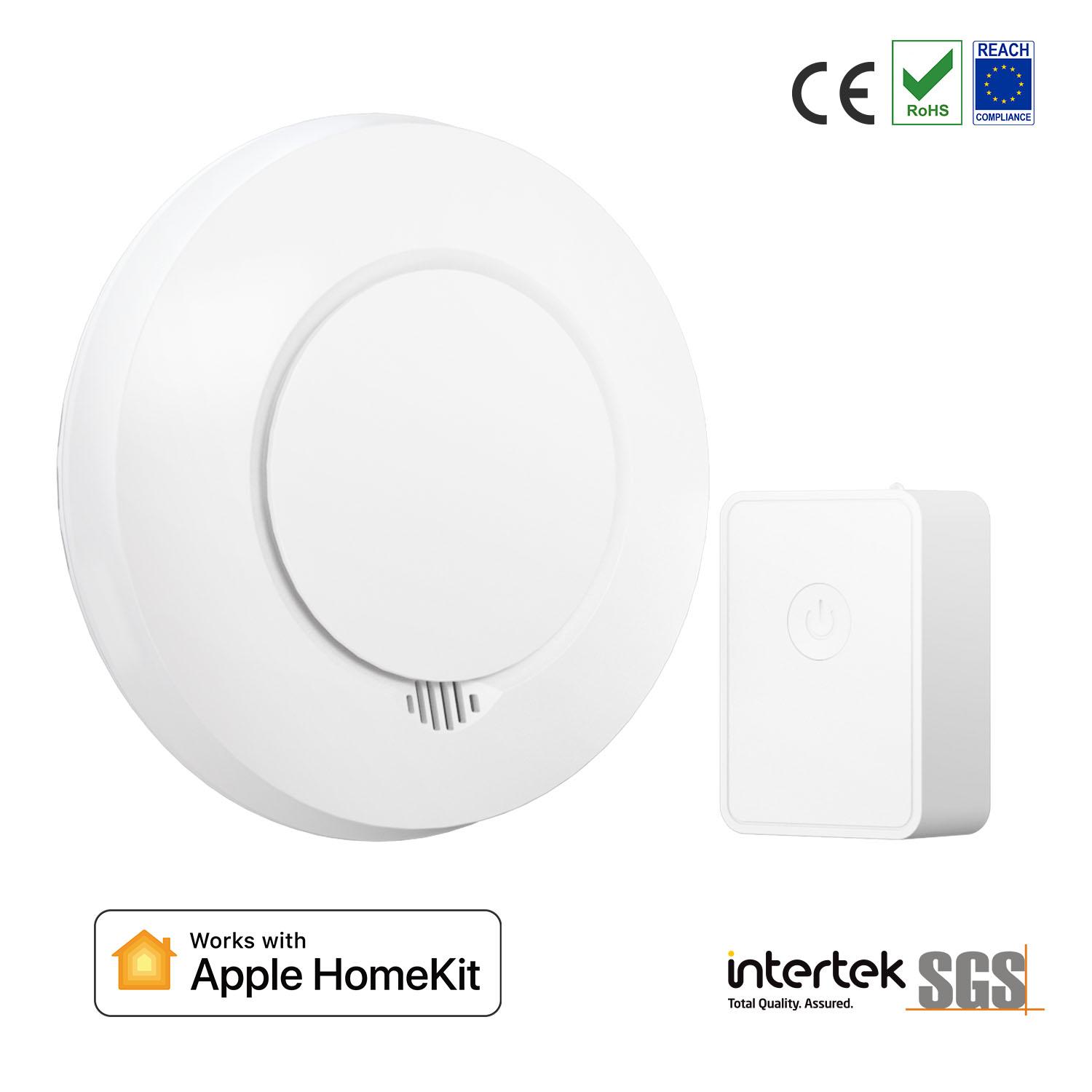 Meross KIT Rilevatore Fumo Smart RF Hub Wi-Fi EN 14604 - Apple HomeKit