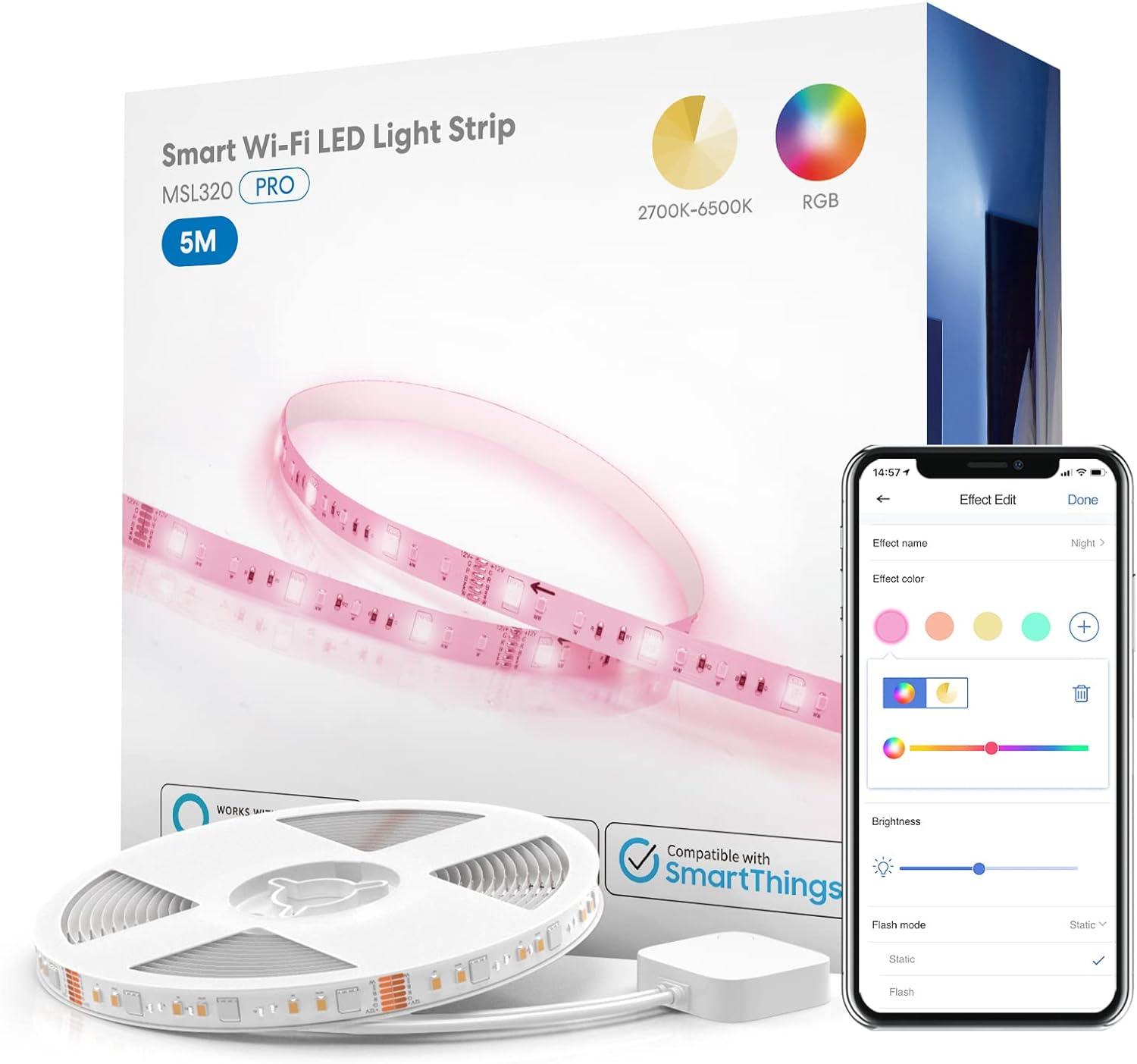 Meross Striscia LED PRO RGB CCT Smart Wi-Fi 5m - Apple HomeKit