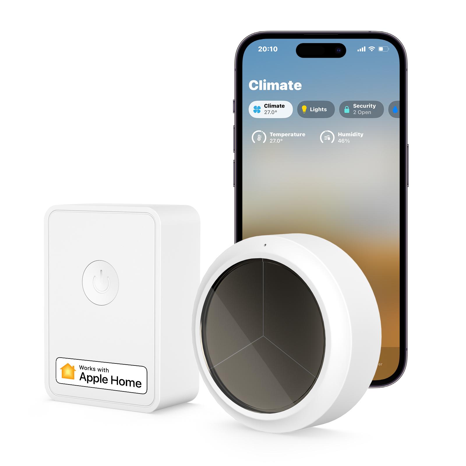 Meross KIT Sensore Temperatura&Umidit Smart RF Hub Wi-Fi - Apple HomeKit
