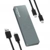 BOX ESTERNO HIKVISION USB 3.2 TYPE-C, M.2 NVME E M.2 SATA Up to 10Gbps - Aluminum HS-HUB-MD202
