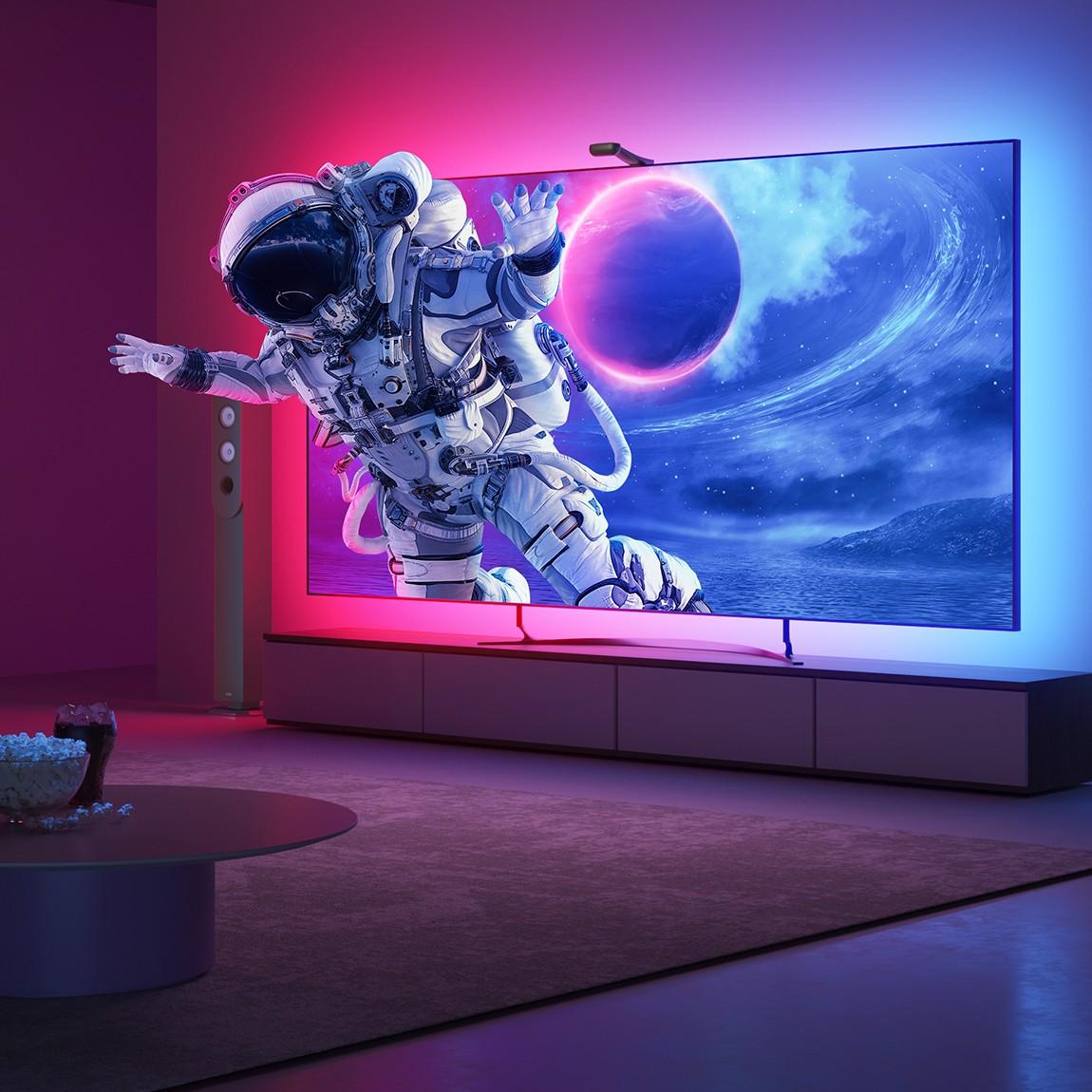 Govee H605C Envisual TV Backlight T2 | Striscia LED | retroilluminazione per TV 55-65 pollici, RGBIC, Wi-Fi + Bluetooth