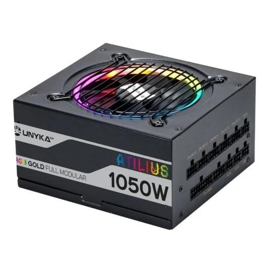 UNYKAch ATX Atilus RGB Black 1050W alimentatore per computer 204 pin ATX Nero