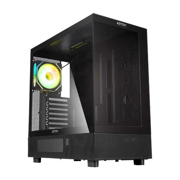 ABYSM AB123014 computer case Desktop Nero Bianco