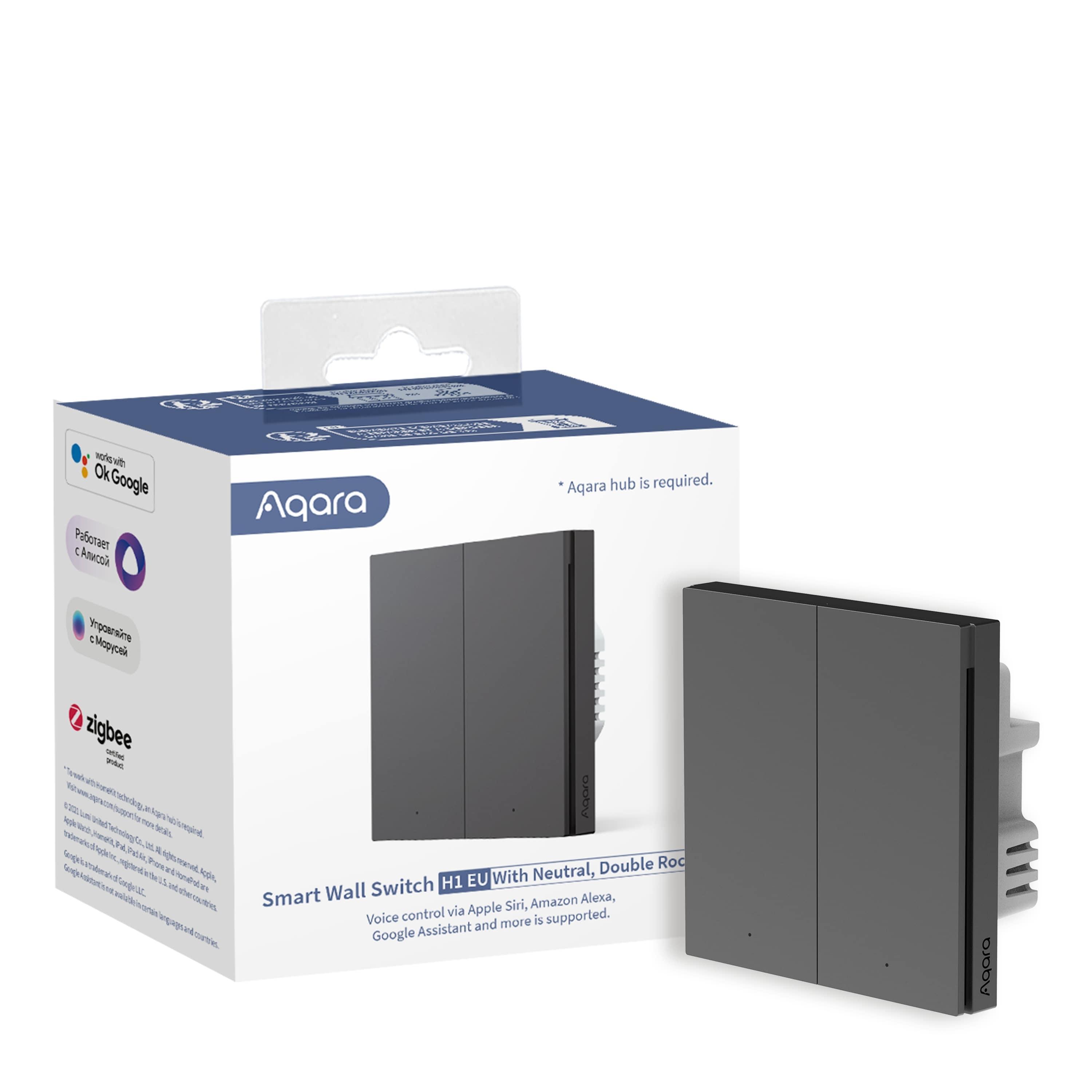 Funktion Taster Kompatibel Per App steuerbar unter Android und iOS Kompatibel Aqara Home Apple Home Alexa Google Home IFTTT