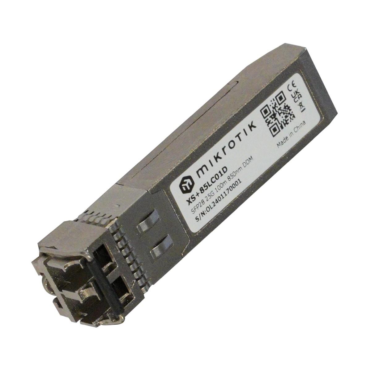 Mikrotik XS85LC01D Modulo SFP28 25G LC UPC 100m MM 850nm