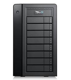 Sistema raid Promise Pegasus32 R8 32 TB (8 x 4 TB SATA).