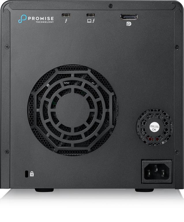 Promise Pegasus 32 R8 144TB (8x18TB) - Thunderbolt 3 - USB3.2 Gen 2 - per Apple e PC - consegnato con cavo Thunderbolt 0.7m