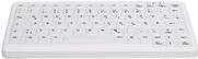 Hygiene Mini Notebook Style Keyboard Sealed - Corded - QWERTY - White