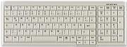 Industry 4.0 Compact Notebook Style Keyboard with NumPad - Corded - QWERTY - Light Grey