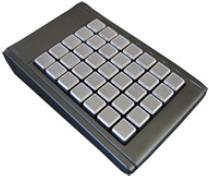 Active Key AK-S100-UW-B/35 Frei belegbare 35 Tasten Matrix-Tastatur mit internem Speicher USB schwarz