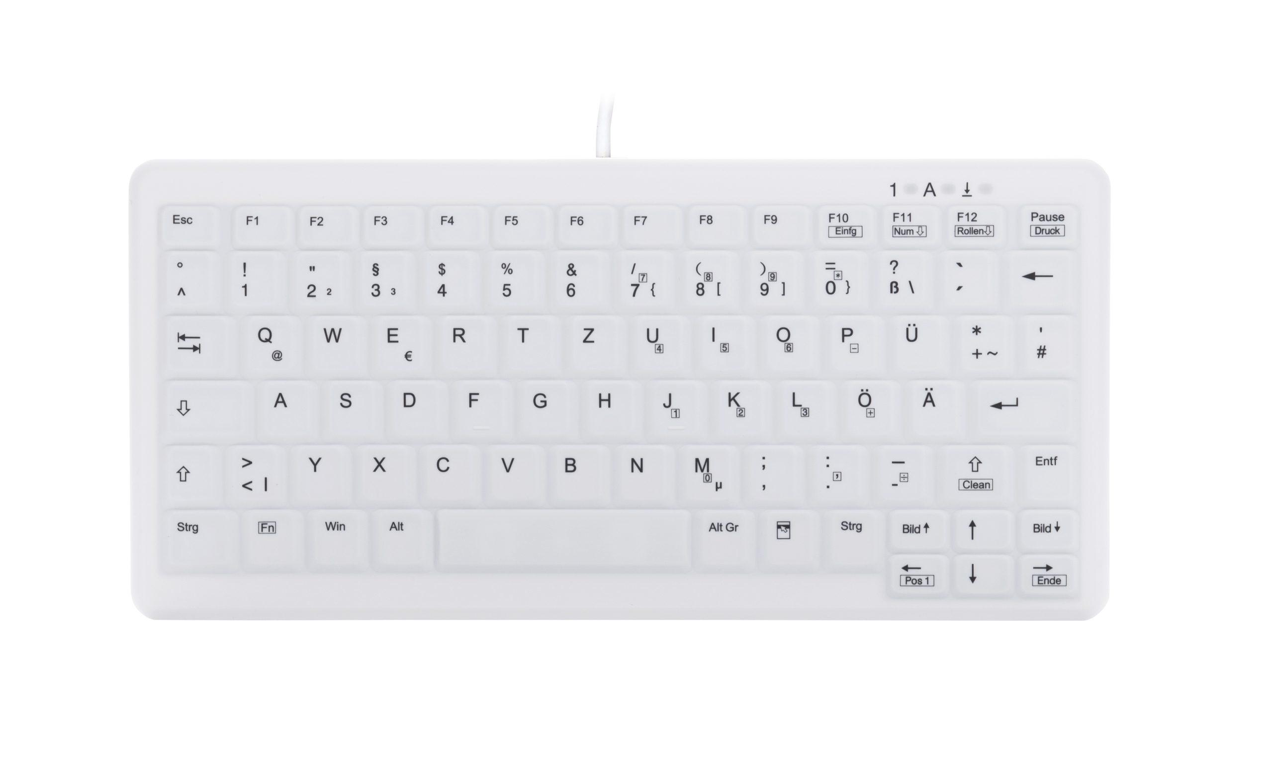 CHERRY AK-C4110 tastiera USB QWERTZ Tedesco Bianco