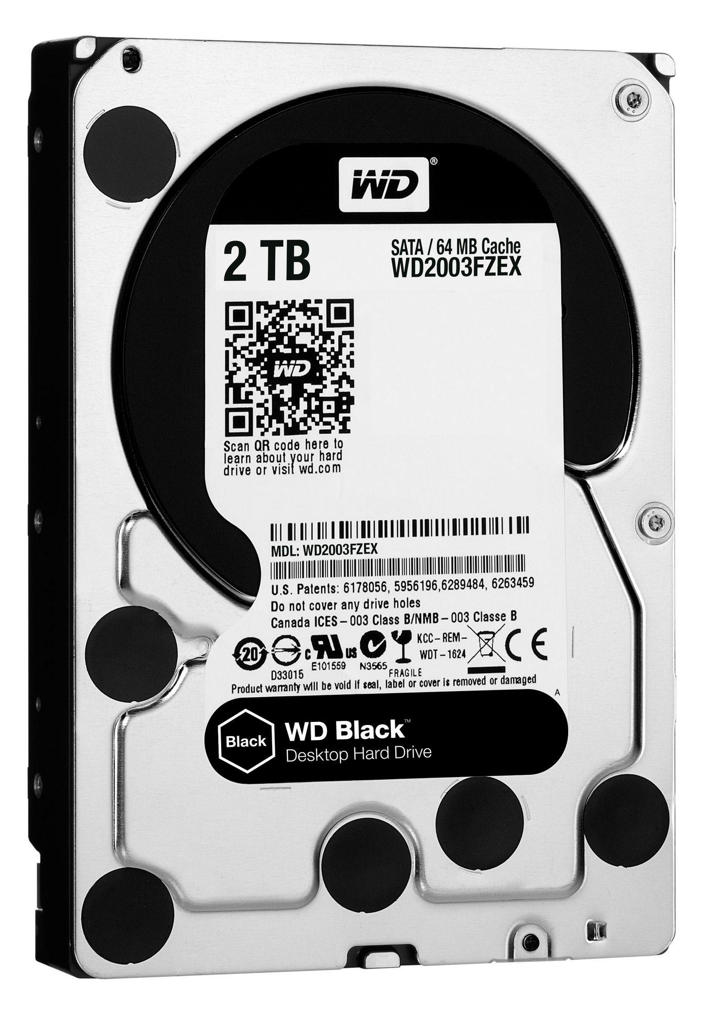 HDD WD BLACK 2TB/89/600/72 WD2003FZEX SATA III 64MB (D)