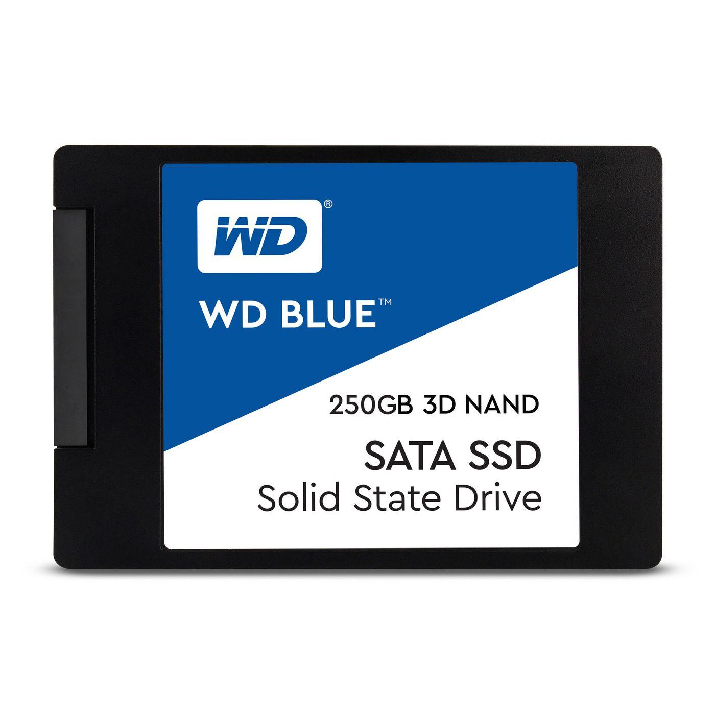 WD Blue Solid Hard Desk SSD 25 250 GB 3D NAND SATA III