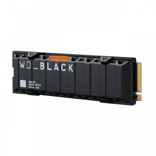 WD Black SN850 SSD SSD 2TB M2 PCIE 4.0 con dissipatore di calore - illuminazione RGB personalizzabile