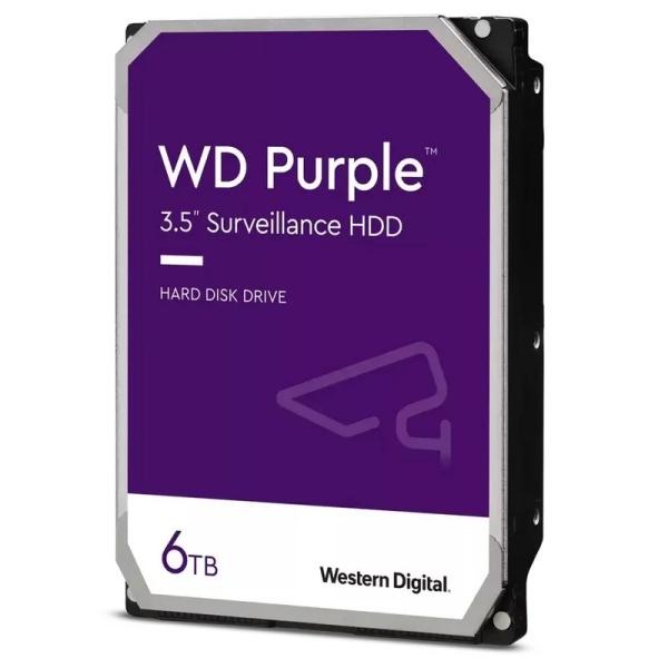 Disco rigido interno WD Purple da 35" 6TB SATA III