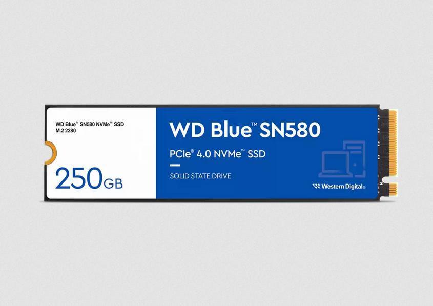 WD SSD BLUE SN580 250GB PCIE GEN4 NVME