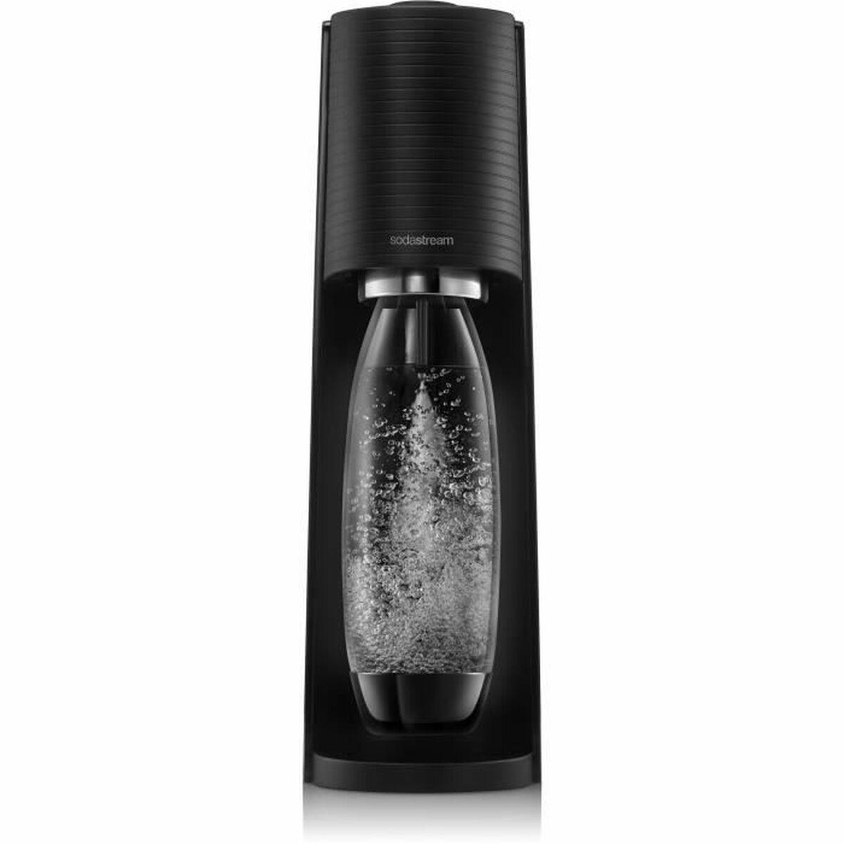 ARTICOLO DI GRADO B! ARTICOLO DI GRADO! SodaStream Soda Maker Terra Valuepack QC nero incl 2 bottiglie (1012812310)