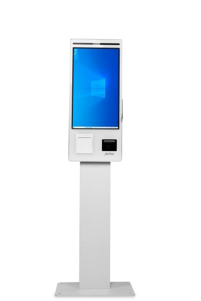 Avpos Kiosko Self -Service FK27 - 27 pollici Tattile - I5 - Memoria da 8 GB - SSD 256GB - Scanner 2D - Stampante termica - Colo