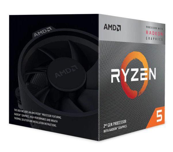 AMD Ryzen 5 3400G processore 3,7 GHz 4 MB L3 Scatola [YD3400C5FHBOX]