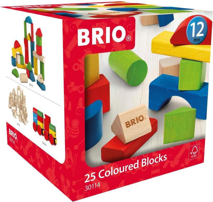 BRIO 30114 - Multi -Colors - Wood - Bow - Cilindro - Rettangolare - Square - Triangolo - Singolo -Colore - CE - FSC - Green Dot