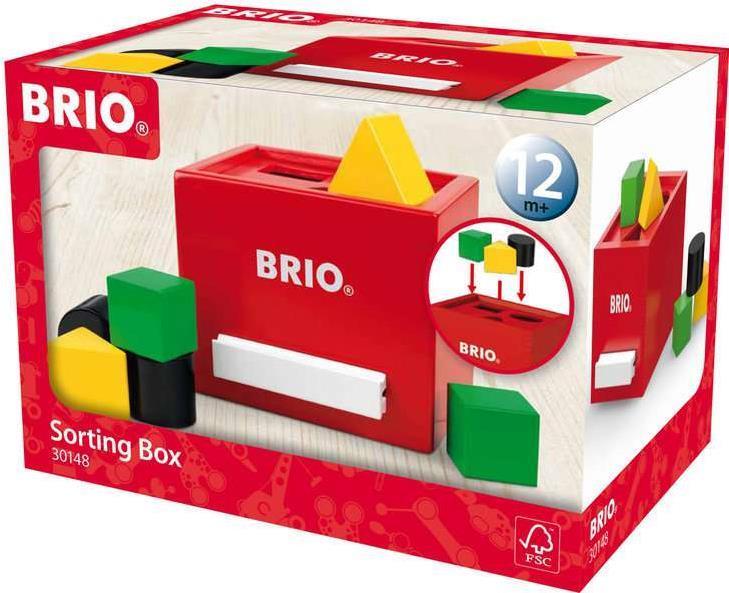 BRIO RED ORSINTING Box - Multi -Colors - Wood - Boy/Mdchen - CE - FSC - Grner Dot (30148)