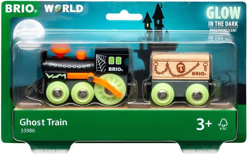 Il treno fantasma si illumina al buio