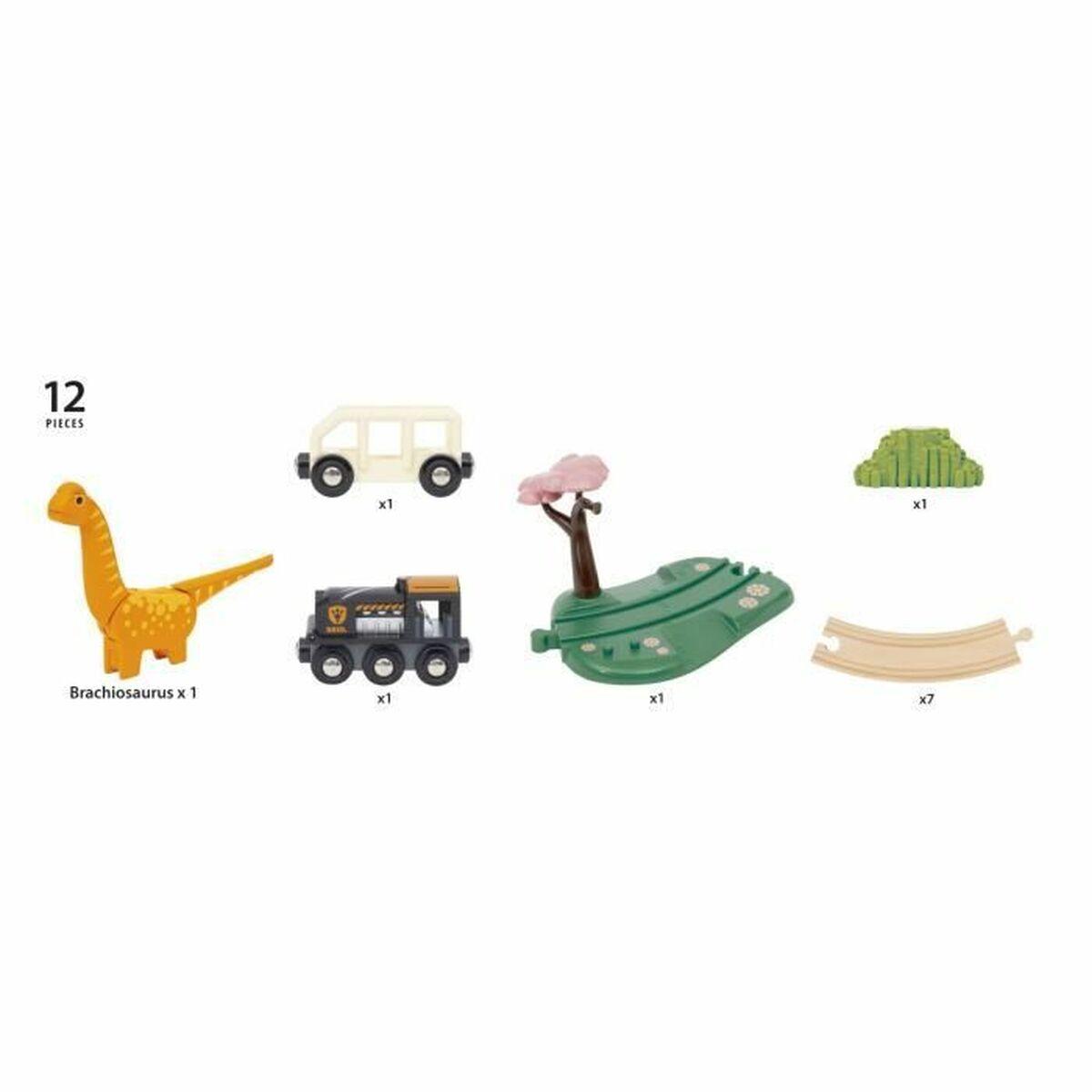 Tren con il circuito Brio Dinosaur circle set