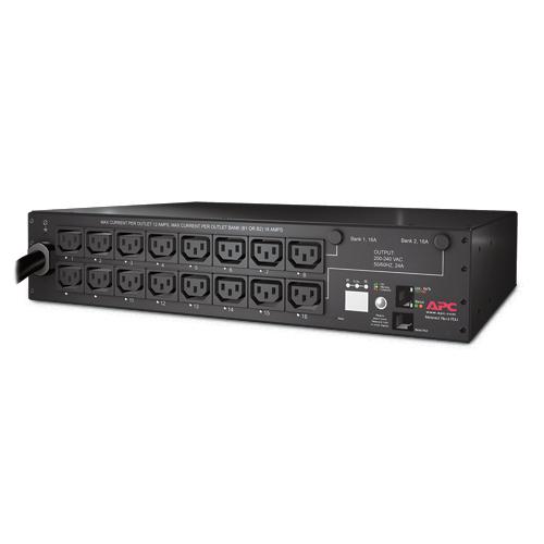 APC AP7911B unità  di distribuzione dell'energia (PDU) 16 presa(e) AC 2U Nero