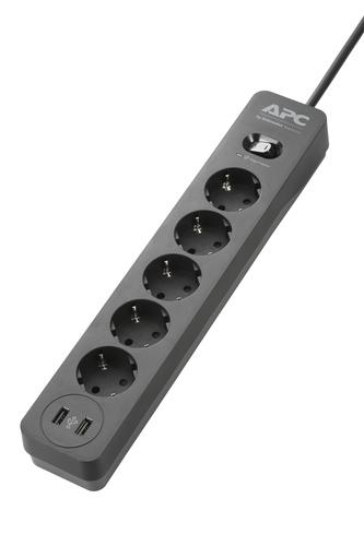 APC PME5U2B-GR protezione da sovraccarico Nero 5 presa(e) AC 230 V 152 m