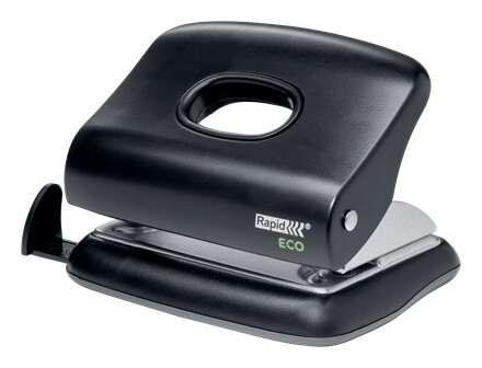 Perforatore a 2 fori Rapid ECO Punch Fashion 20 fogli nero 24845300