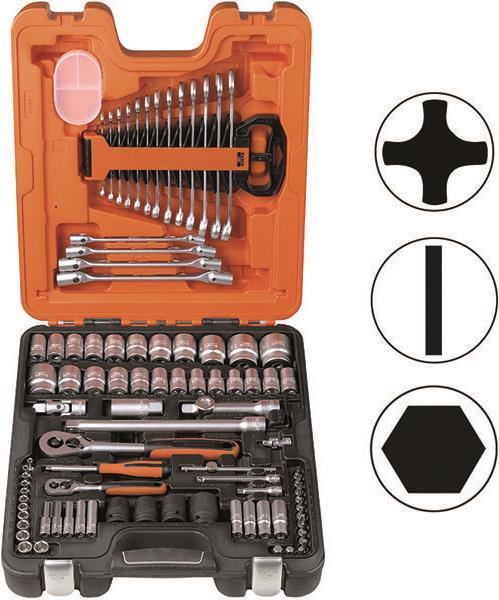 Set chiavi a bussola Bahco - 94 pezzi, S87+7