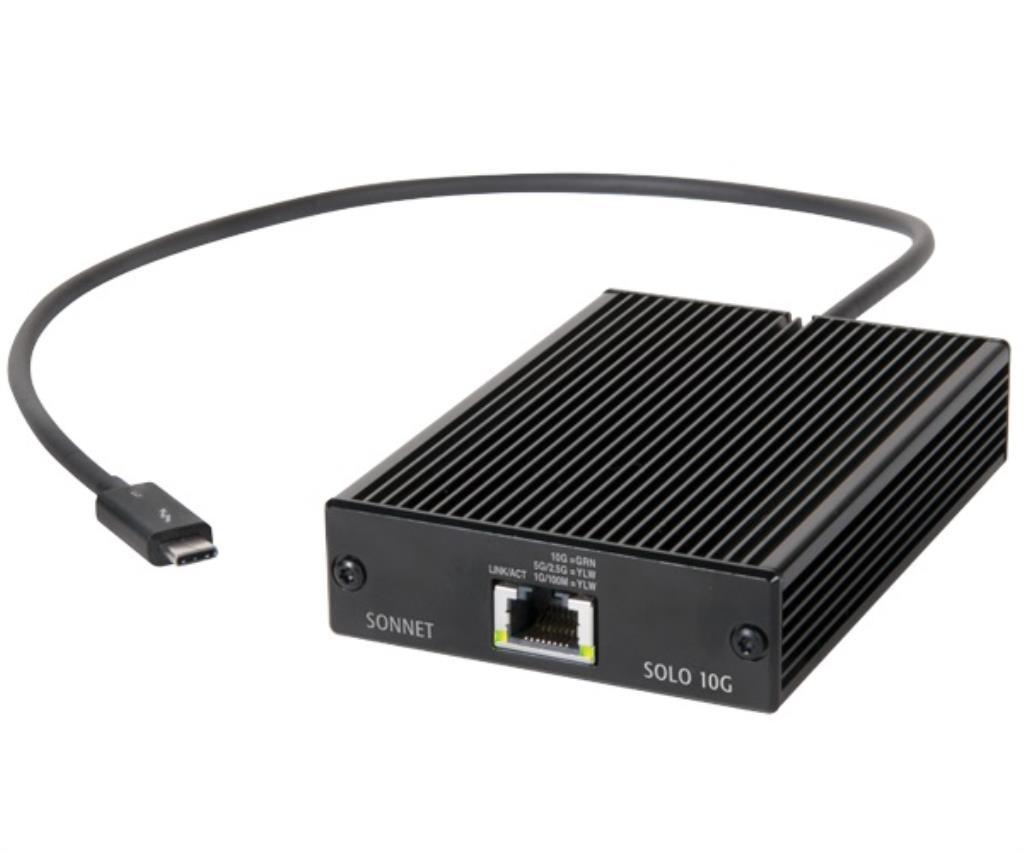 Sonnet Solo 10G Thunderbolt 3 a 10GBASE-T Adattatore Ethernet