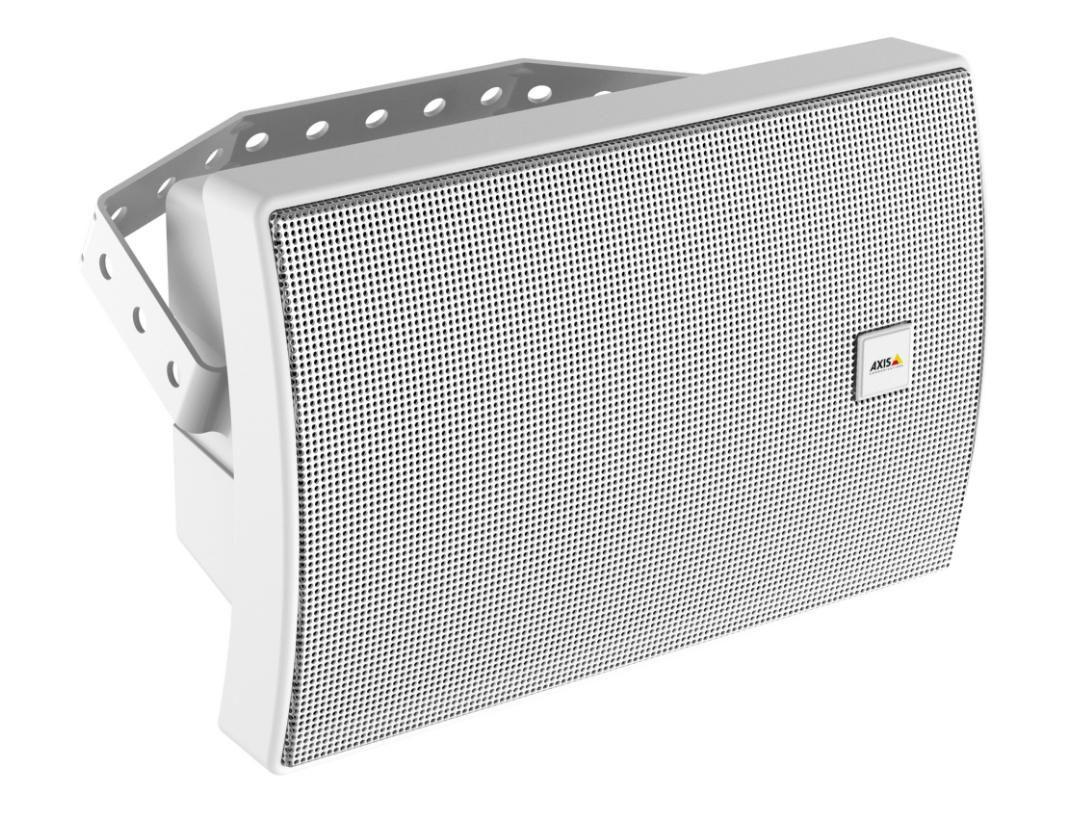Axis 0833-001 altoparlante 2-vie Bianco Cablato (C1004-E NETW CAB SPEAKER WHITE - Quick installation - with just one network ca