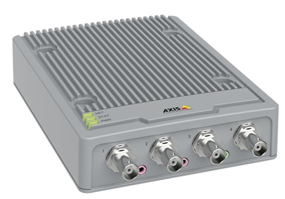 Axis P7304 server video 1920 x 1080 Pixel 30 fps (P7304 - P7304, 1920 x 1080 pixels, 30 - fps, AVC,H.264,H.265,HEVC,MPEG4, 720x
