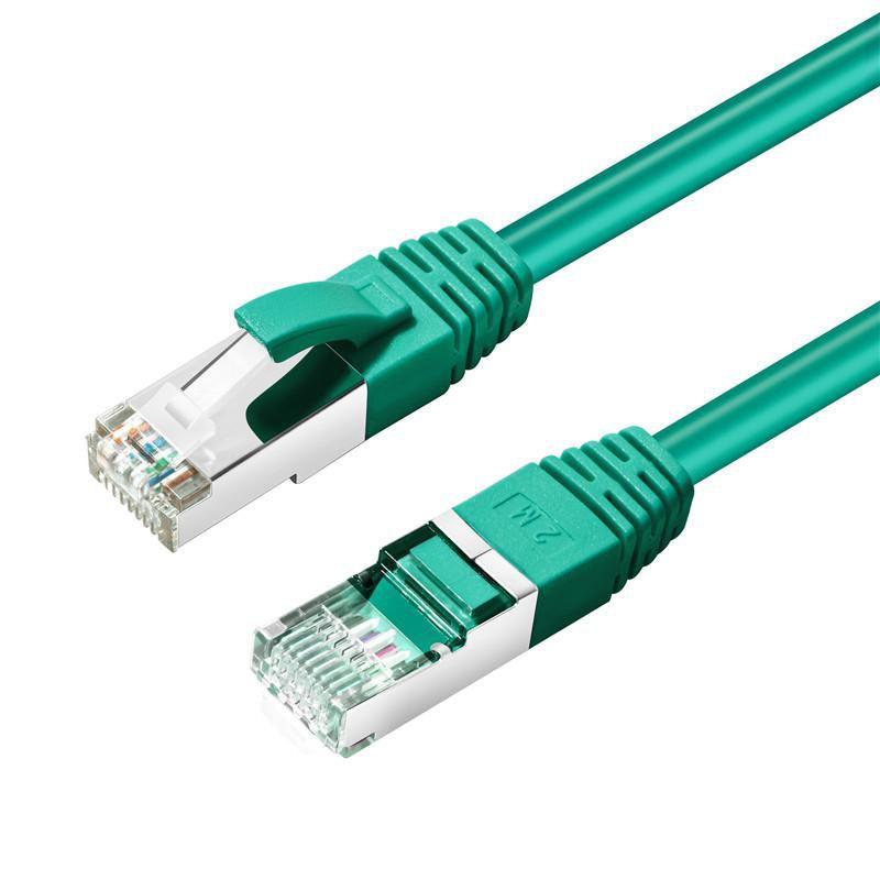 Microconnect STP 1m CAT6 LSZH cavo di rete Verde F/UTP FTP (F/UTP CAT6 1m Green LSZH - Outer Shield Foil screening - 4x2xAWG 2