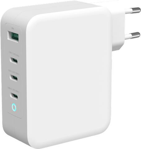 Deltaco USBC-GAN04 Caricabatterie per dispositivi mobili Universale Bianco AC Interno (DELTACO USB-C wall charger, 1x USB-A,)