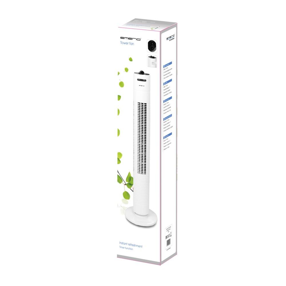 EMERIO TFN-123006 TOWER FAN 78CM, 3 SPEED SETTINGS, WHITE