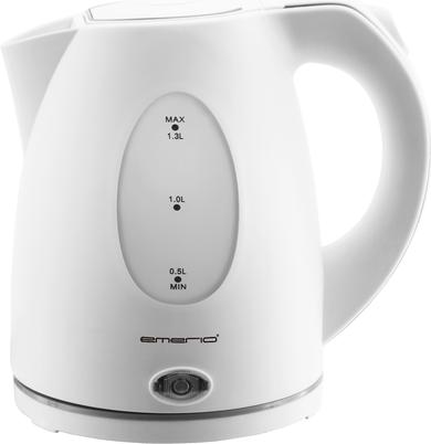 Bollitore, 1,3 L, indicatore del livello dell'acqua, bianco