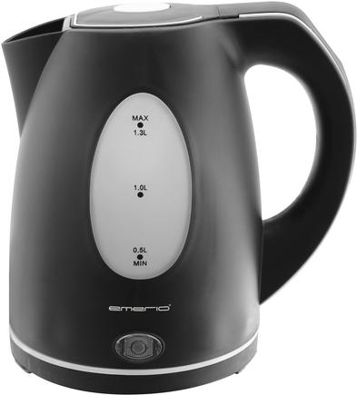 Bollitore, 1,3 L, indicatore del livello dell'acqua, nero