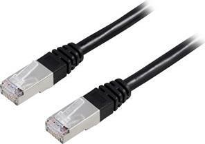 Deltaco FTP Cat6 cavo di rete Nero 0,5 m (DELTACO TP-60S)