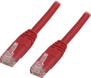 Deltaco UTP Cat6 cavo di rete Rosso 3 m (DELTACO patchkabel - 3 m - r?d)