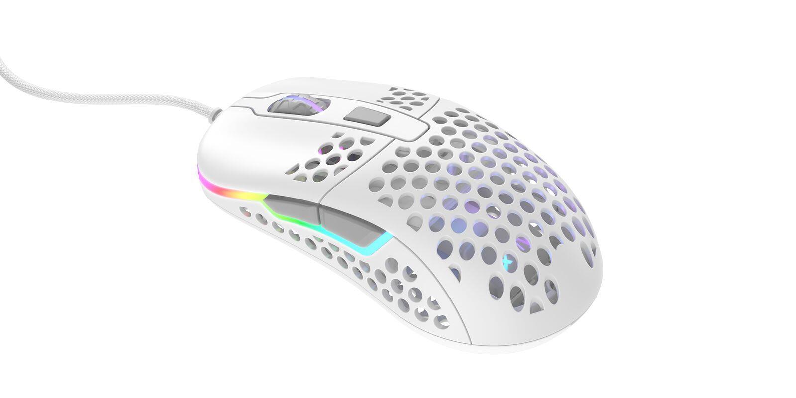 Xtrfy M42 mouse Ambidestro USB tipo A Ottico 16000 DPI (Xtrfy M42 Wired Optical Ultra-Light Gaming Mouse USB 400-16000 CPI Omro