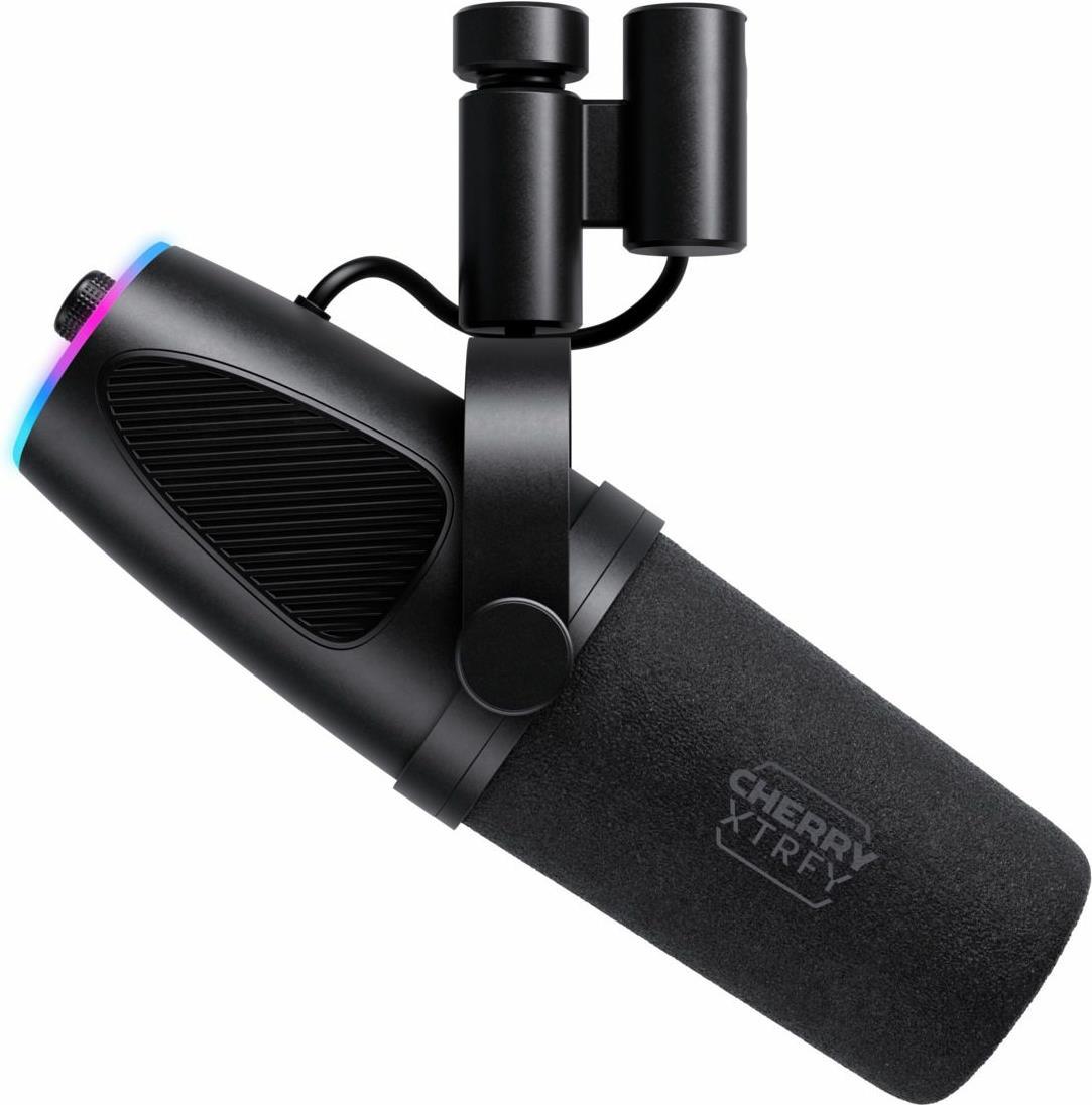 Cherry Ngale X - Microfono podcast - 50 - 16000 Hz - 0,5% - 24 bit - 96 kHz - 12 mV/pa (cx -ngale -x -rgb -black)