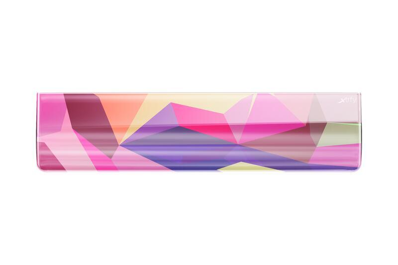 XTRFY WR5 Compact Resin Keyboard Wrist Rest Litus Pink Designed for Compact 65% Keyboards 325 x 80 x 19 mm - Versione UK