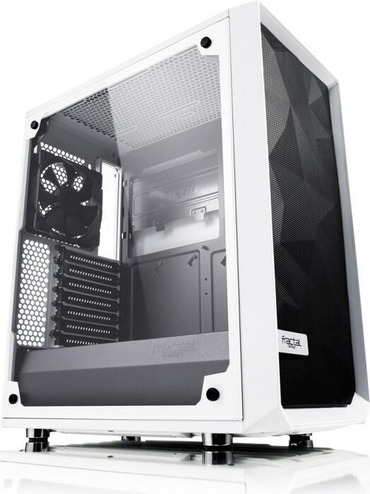Fractal Design Meshify C - TG Midi Tower Trasparente Bianco (Case Meshify C White TG ATX)