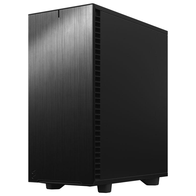 Design frattale Definire 7 Compact - Black vetro temperato luminoso (casa torre midi vetrate suono audio)