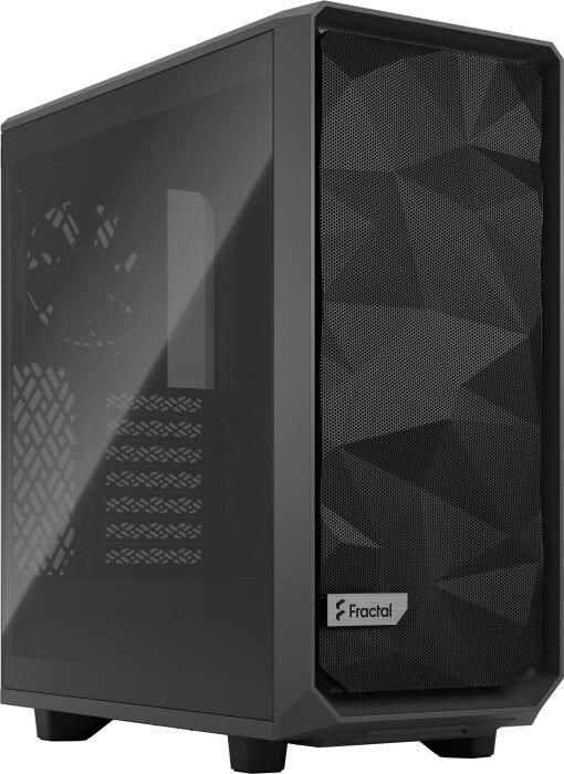 Fractal Design Meshify 2 Compact - anthrazit / Light Tempered Glass (Geuse Midi-Tower Glasfenster)