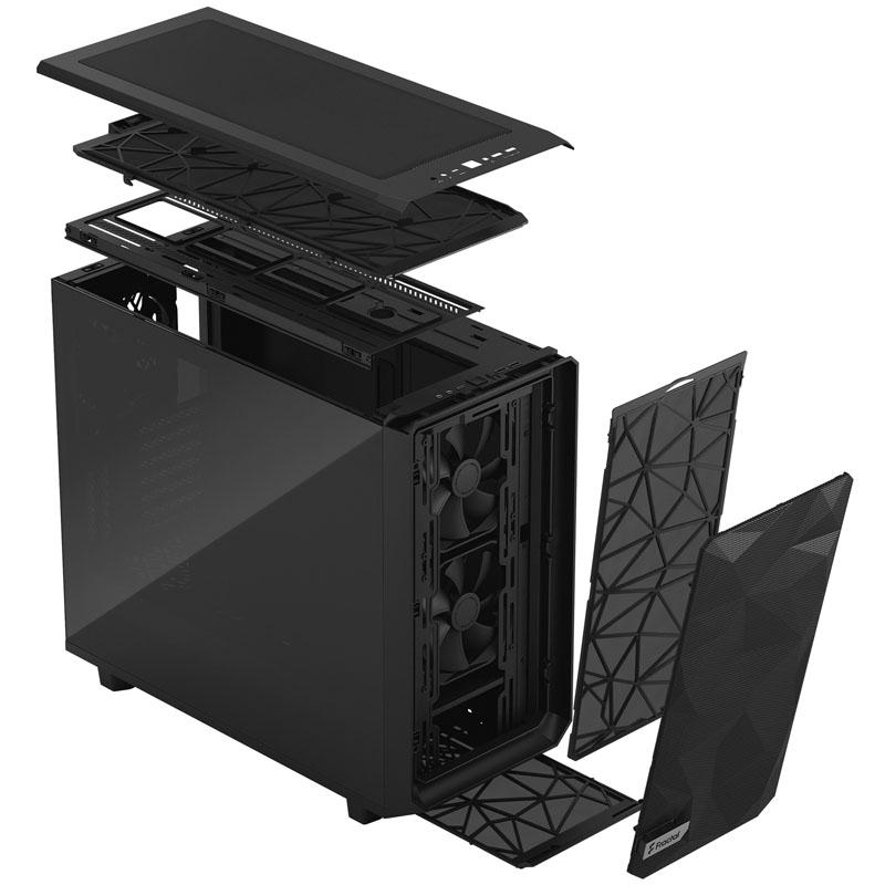 Extern N/A Intern 6x 2.5"/3.5" 2x 2.5" 8x 2.5"/3.5" 2x 2.5" (optional) Front I/O 1x USB-C 3.1 1x Mikrofon 1x Kopfhrer 2x USB-