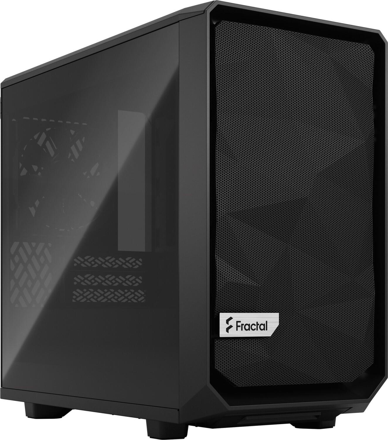 Fractal Design Meshify 2 Nano Nero (Fractal Design Meshify 2 Nano Black TG Gaming Case w/ Dark Glass Window Mini ITX Angular Me